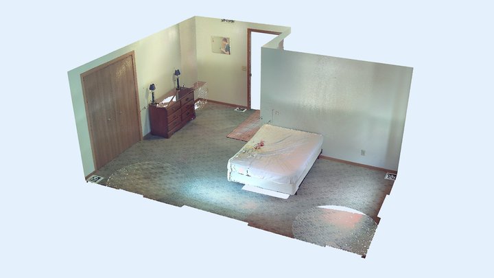 UW-Platteville Crime Scene House - Bedroom 3D Model