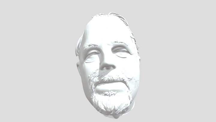 Grampa Head For Action Figures 3d Printing STL