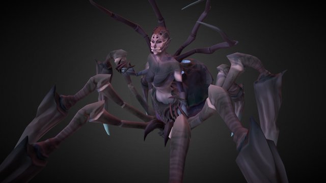 Spider Queen 3D Model