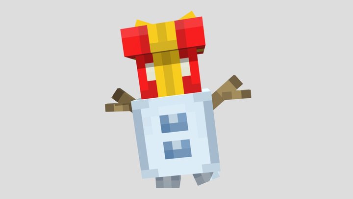 snowman-gift 3D Model