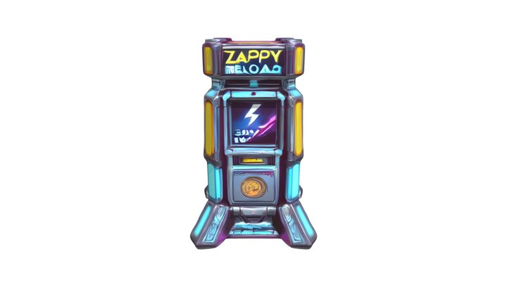 Fortnite style inspired COD electric cherry perk 3D Model