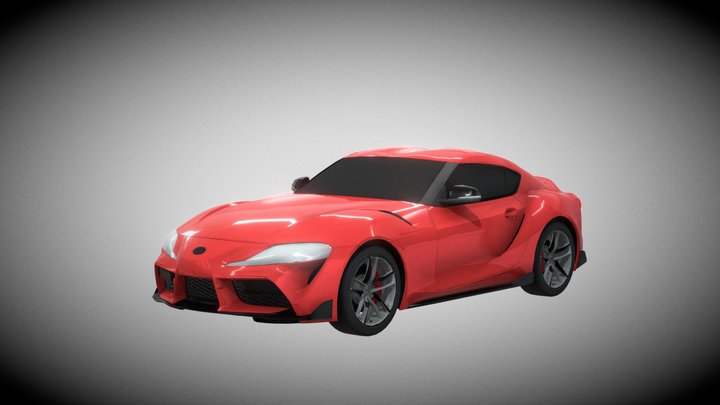 2020 Toyota Supra GR 3D Model