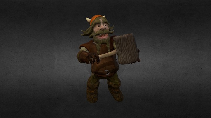 Ulbricht Vunter Textured and Posed 3D Model