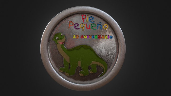 Pie Pequeño - 25 Aniversario 3D Model