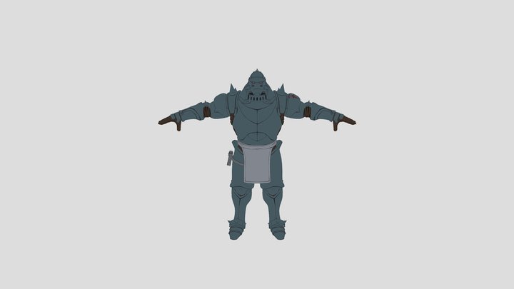Alphonse Elric 3D Model