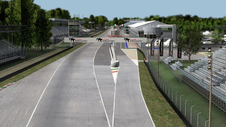 Autodromo Nazionale Monza Circuit 2020 layout – Modello 3D gratuito STL