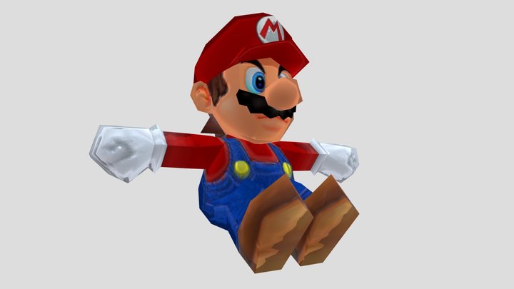 Mario - Mario Kart 7 3D Model