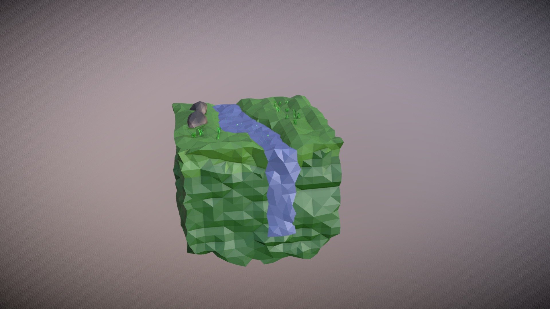 Low poly island