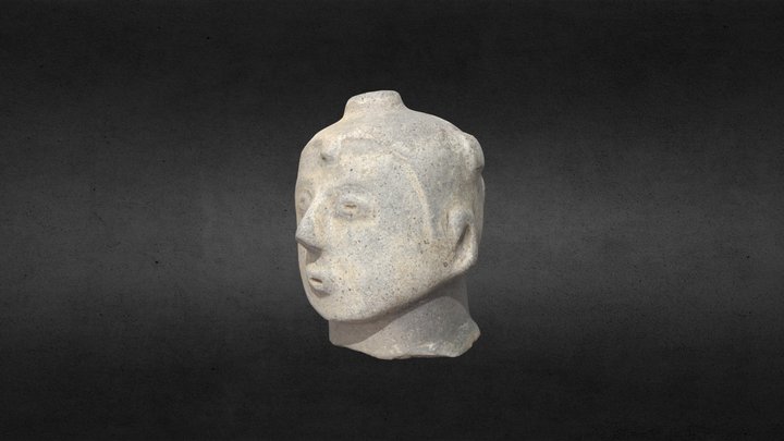 Mississippian Effigy Head (AR 91.1.1.892) 3D Model