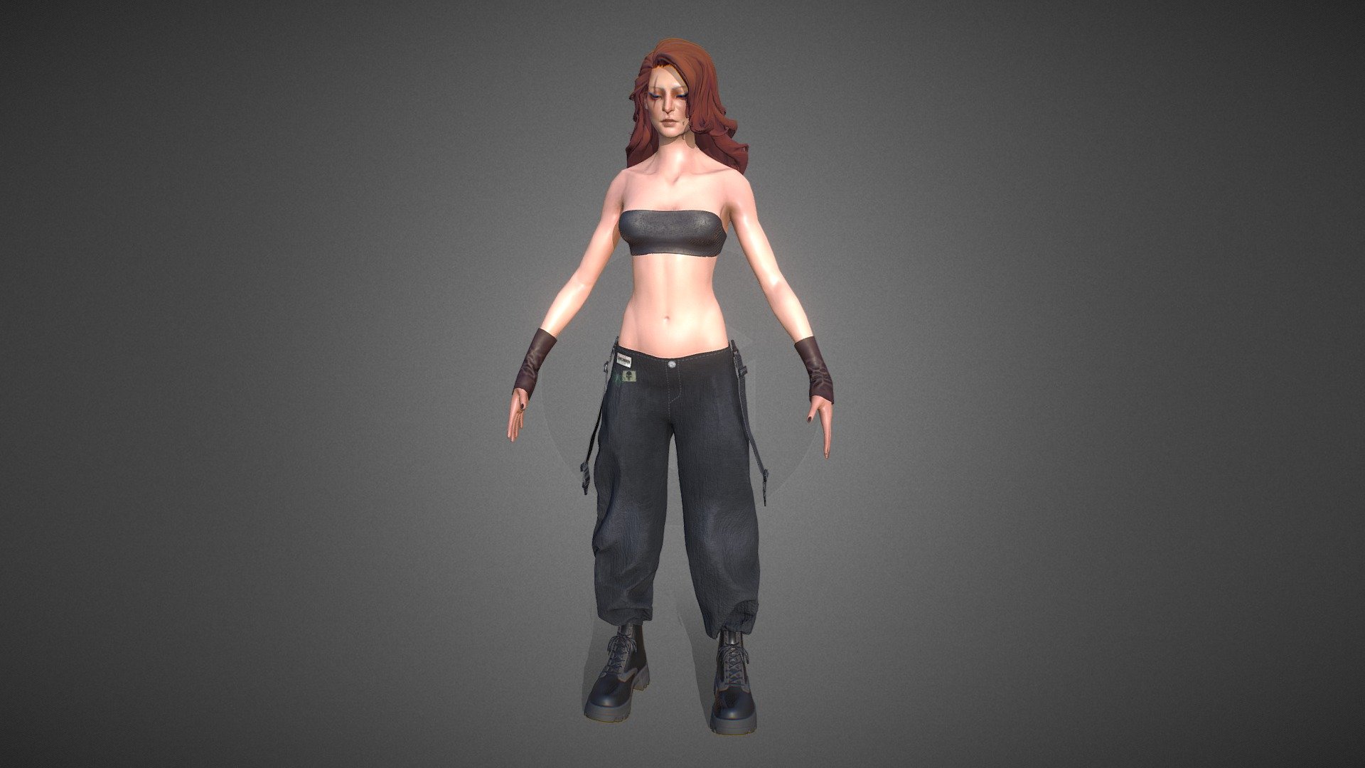 ArtStation - Female Red hair Character