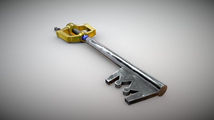 Kingdom Hearts Keyblade – Modello 3D gratuito STL