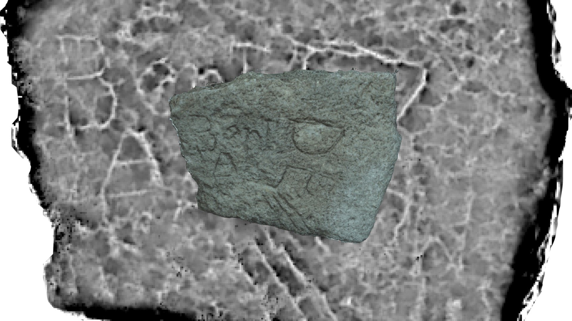 Pierre gravée N°46, Caverne des Lataniers
