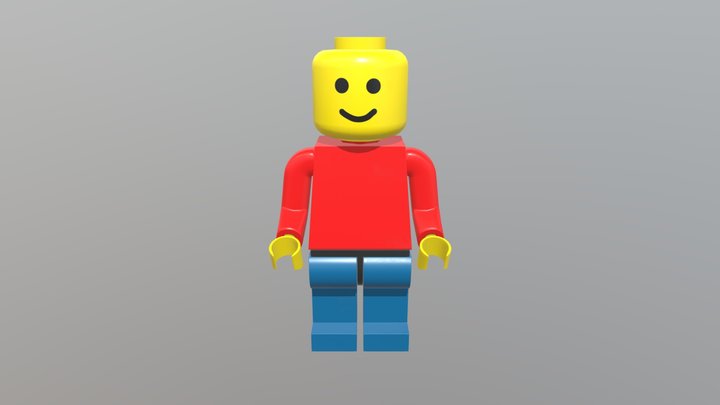 LEGO Figure Asset 3D Model