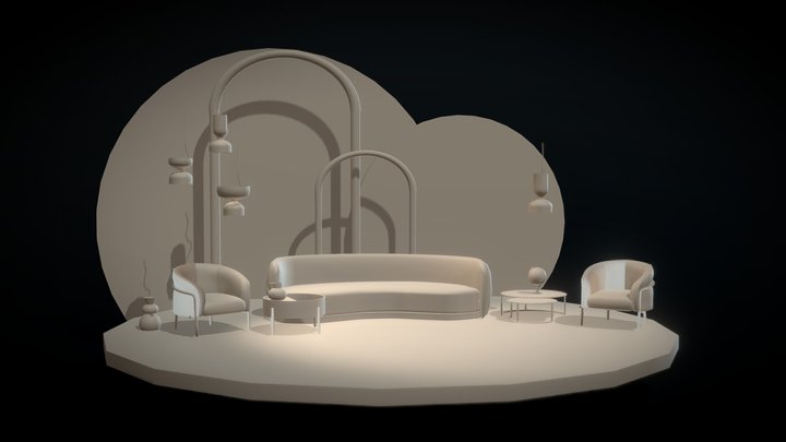 scena 3D Model