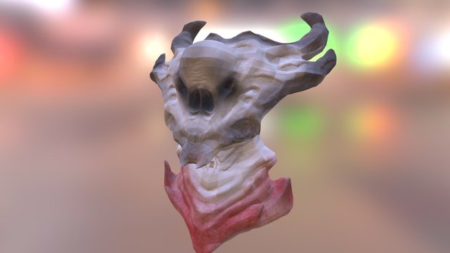 Pràctica Bust - Demon 3D Model