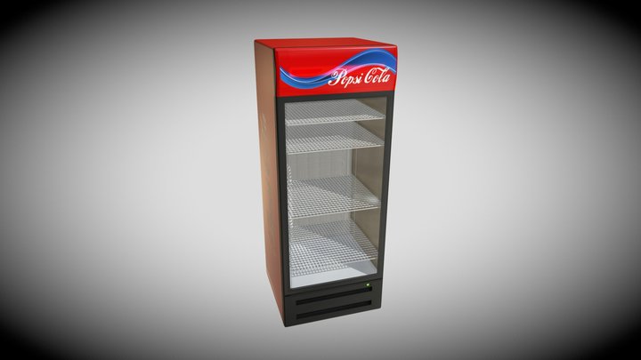 Canarian Cafe - refrigerated display 3D Model