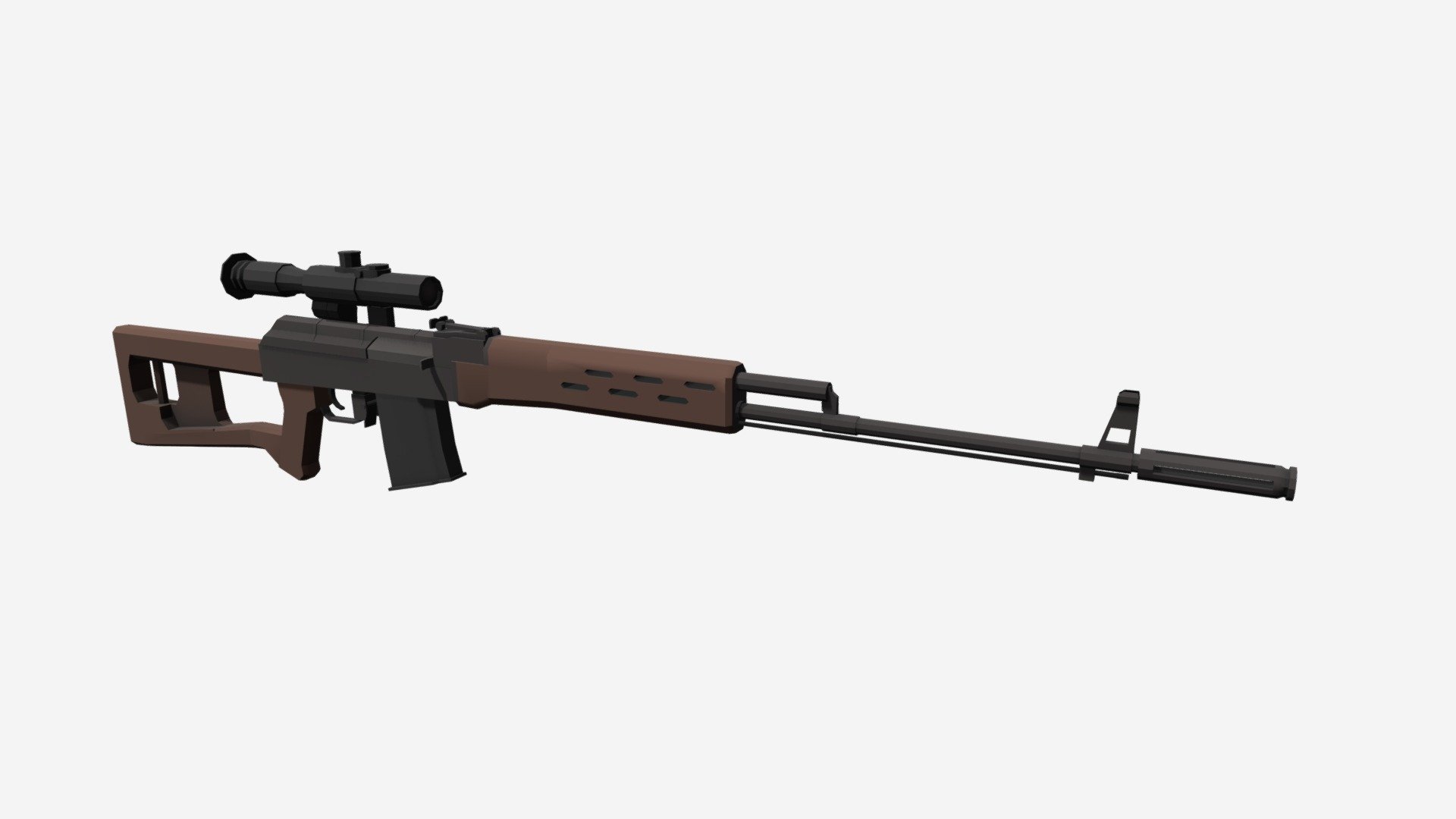 Low Poly SVD - 3D model by samanthacford [25f43f9] - Sketchfab