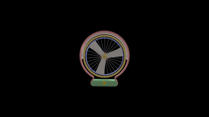 Table fan 3D Model