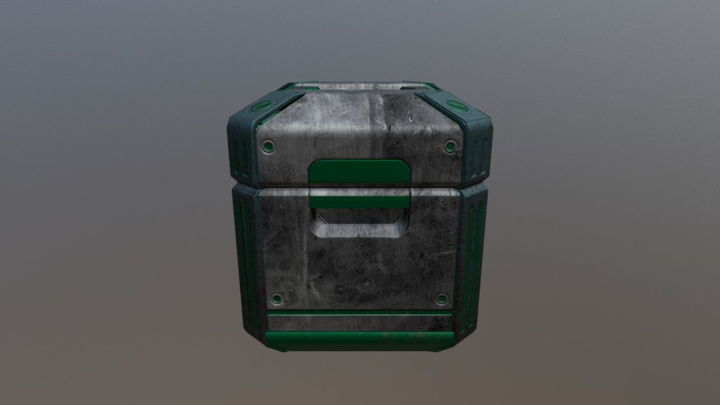 Sci Fi Crate - Download Free 3D model by JoshFroud [25f6f7c] - Sketchfab
