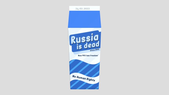Russian Milk 3D Model