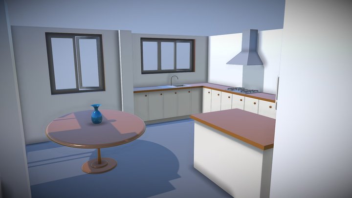 Kitchen Callow 3D Model