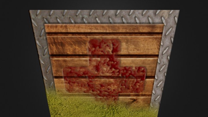 Crate 3D Model