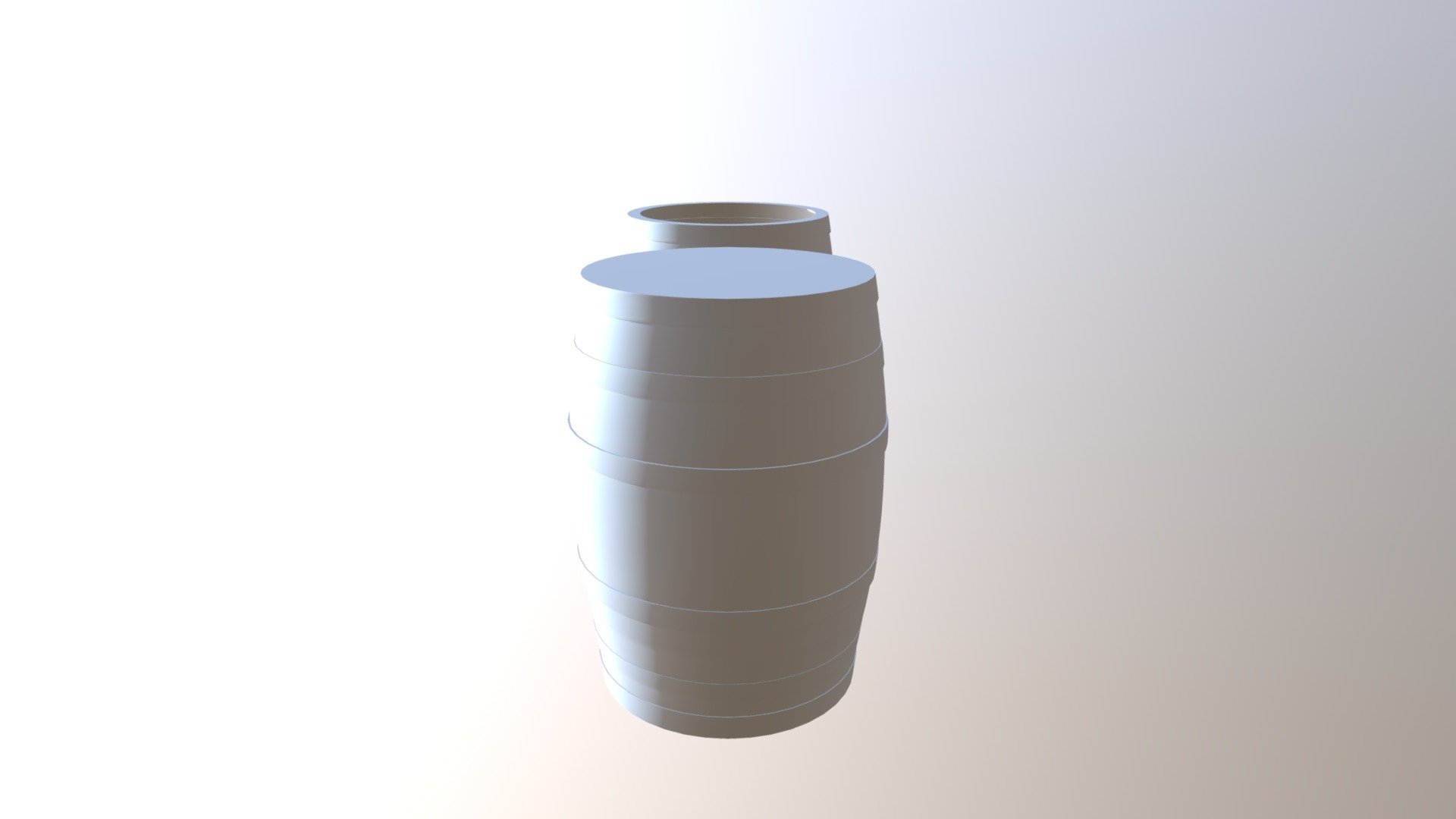 Barrels for 3D Modeling Class