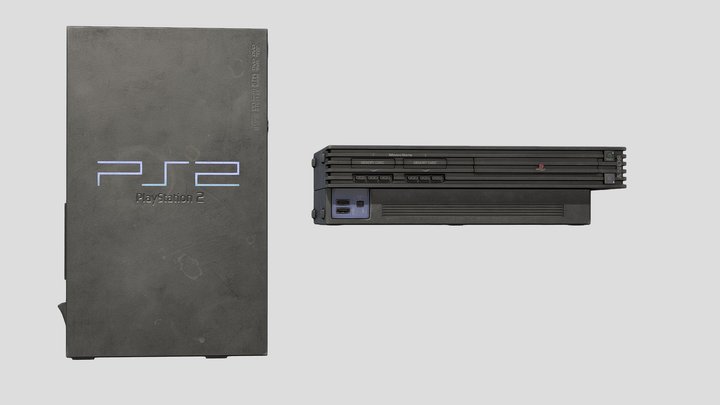 PlayStation 2 3D Model