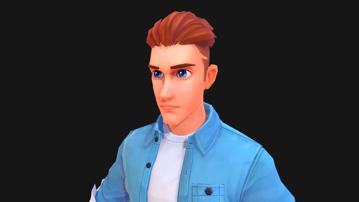 大同青年 3D Model