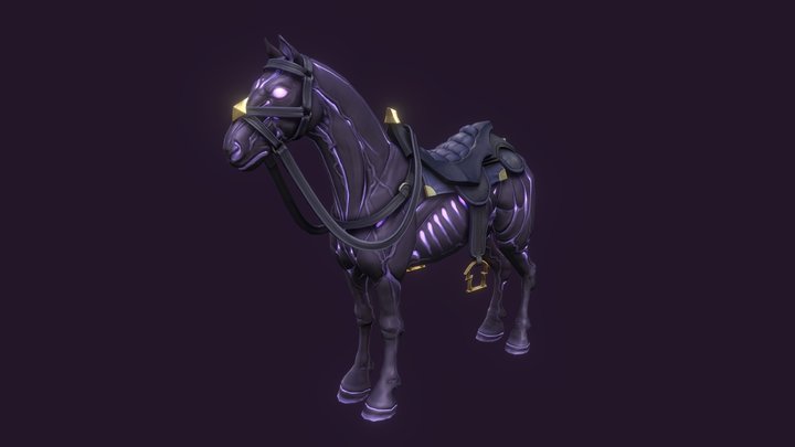 Battle Horse 1 3D Model