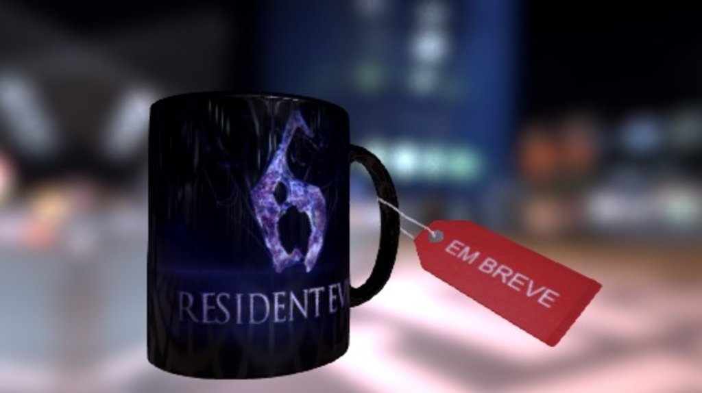CANECA RESIDENT EVIL 6 — Sketchfab embed 3D viewer