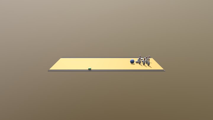 Bowling Alley (2) 3D Model