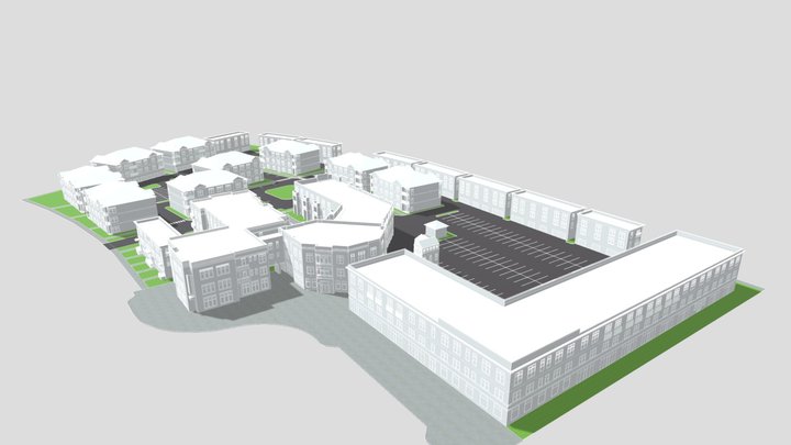 UNK University Village 3D Model