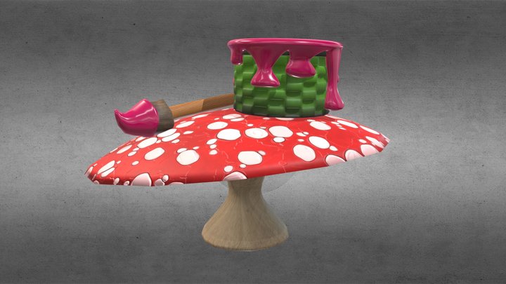 hongitoconPintura 3D Model
