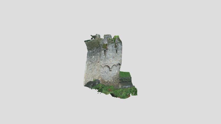 [SfM] Ortsbefestigung Ober-Ingelheim, Turm T15 3D Model