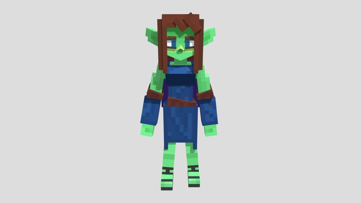 Goblin girl 3D Model