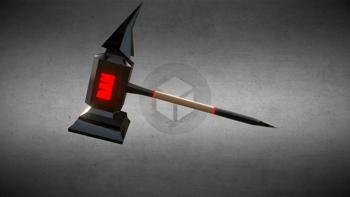 Ban Hammer 3D Model