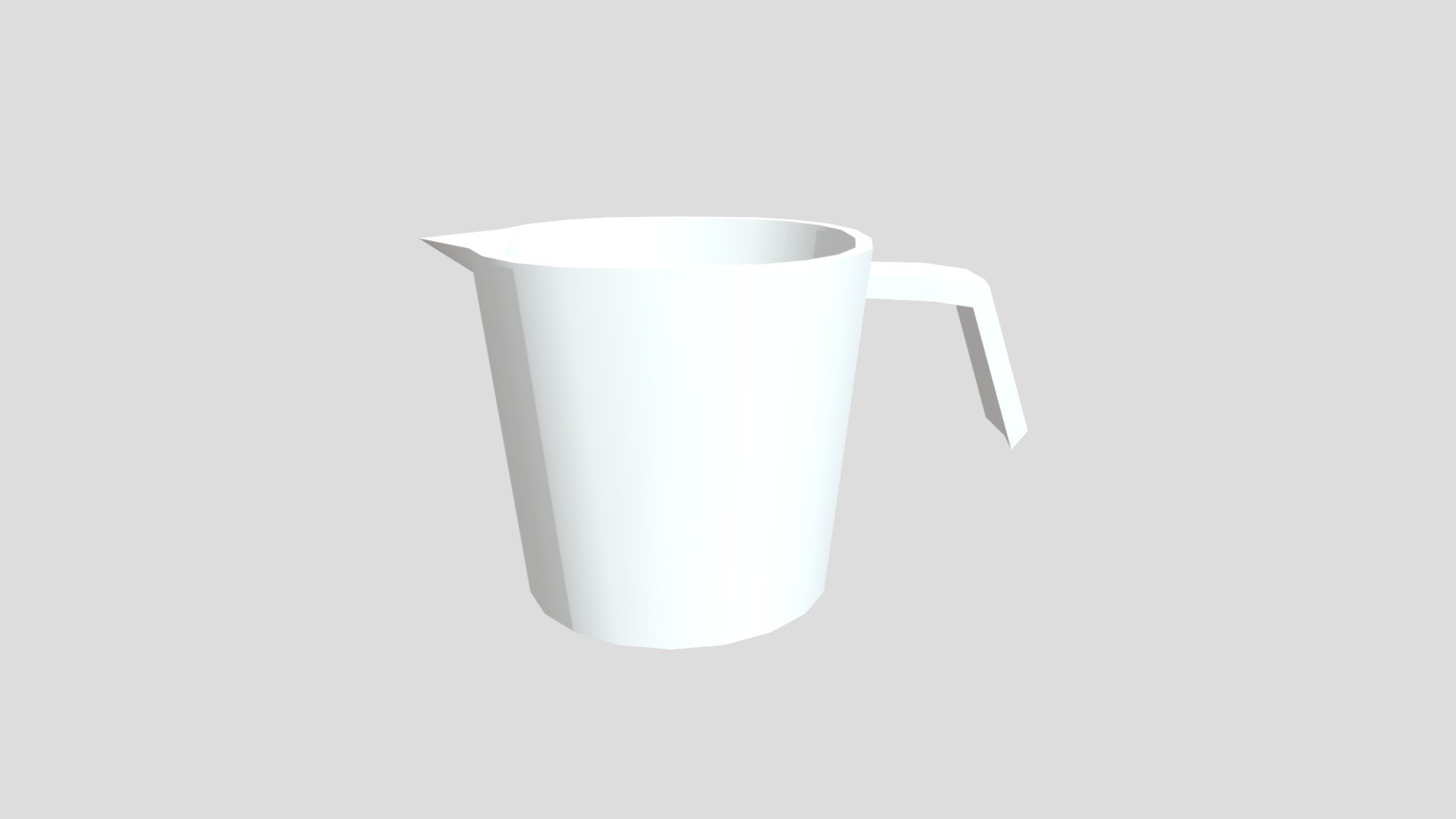 measuring cup or measuring jug 150 ml 3D model 3D printable