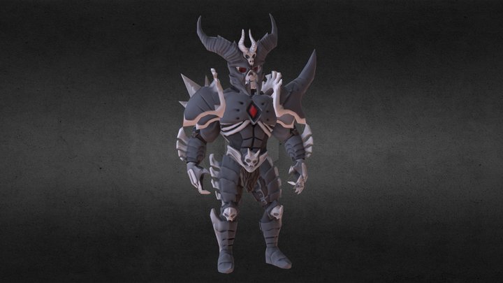 Hell Knight Animated 3D Model