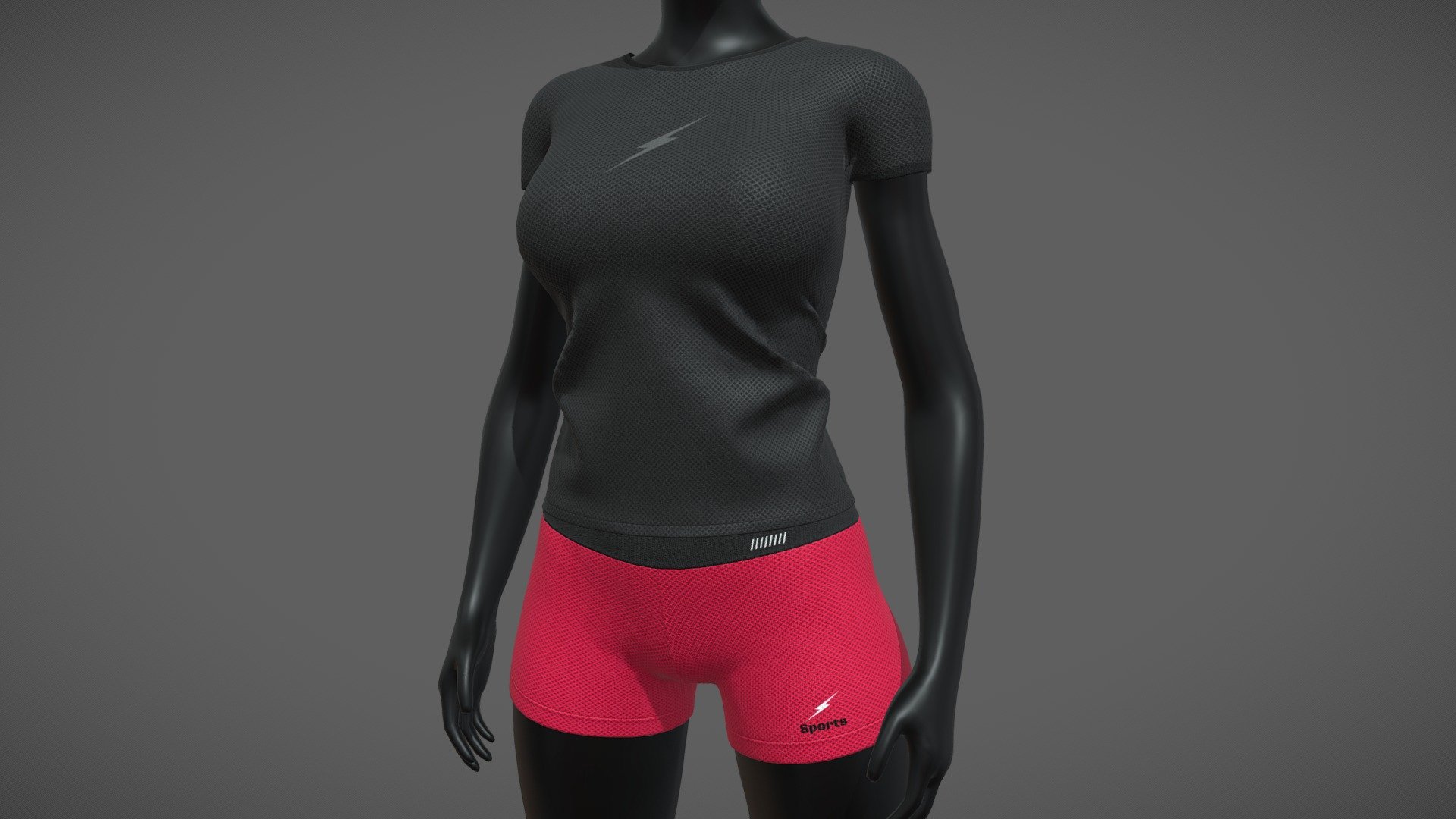 Female Sportswear 2 - Buy Royalty Free 3D model by polyfarm