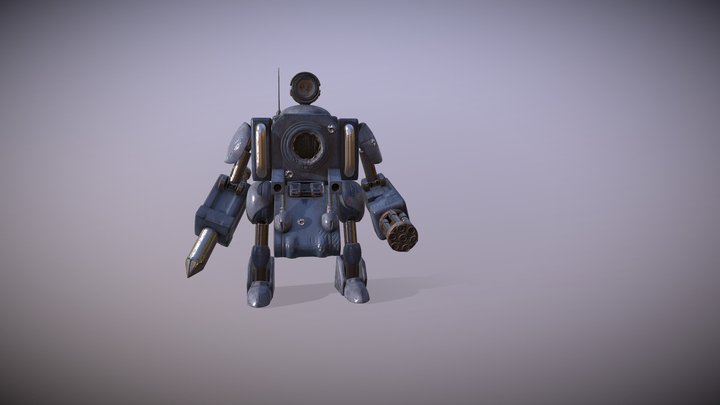Metal Slug Mech 3D Model