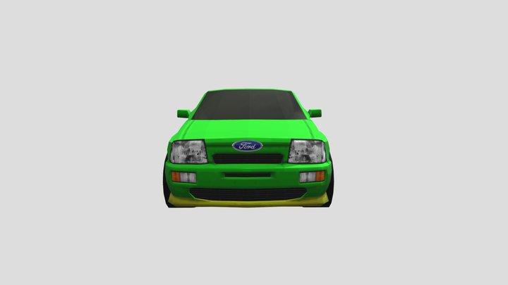 1996 Ford Escort RS – Modello 3D gratuito STL