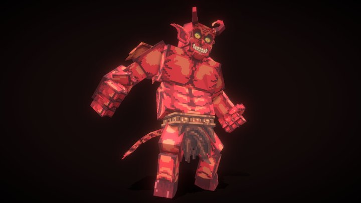 [ Entity 003 ] Creature - Demon DONGNAI 3D Model