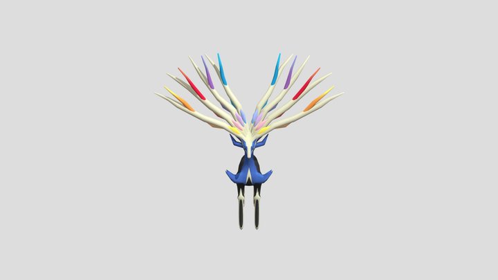 Wii U - Super Smash Bros for Wii U - Xerneas 3D Model