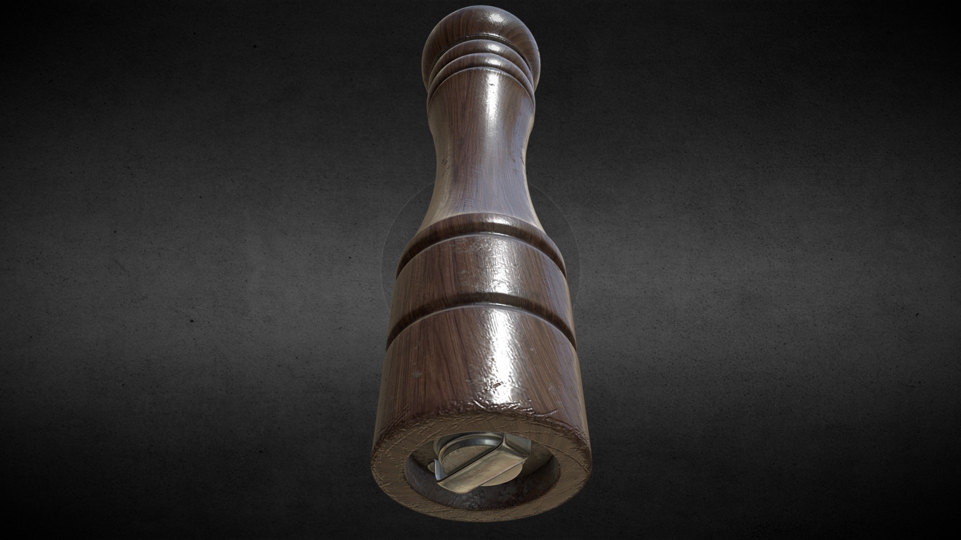 A Weathered Pepper Mill