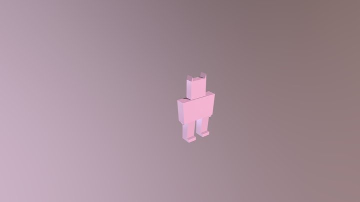 Pink BatMan 3D Model