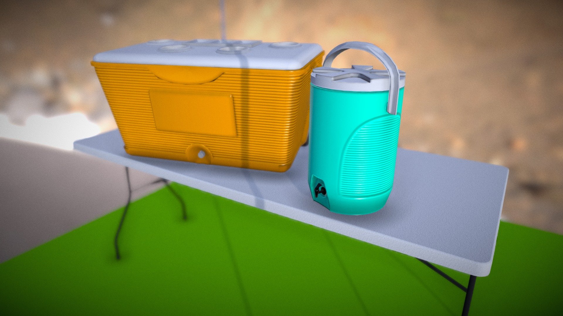 Portable coolers - 3D model by JayLong (@hiryujay) [260a977] - Sketchfab