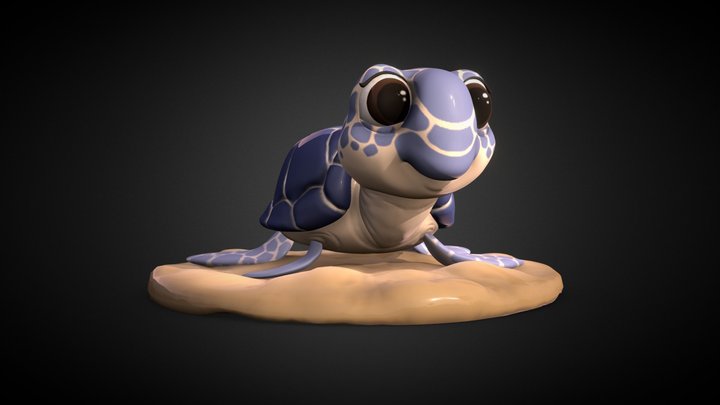 Yara - The little Turtle 3D Model