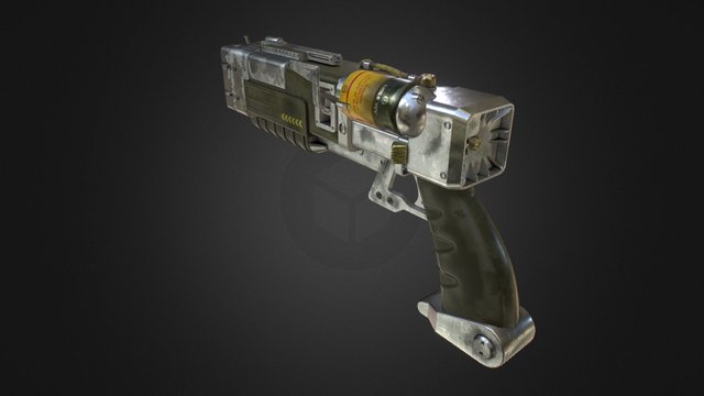 Laser Pistol 3D Model