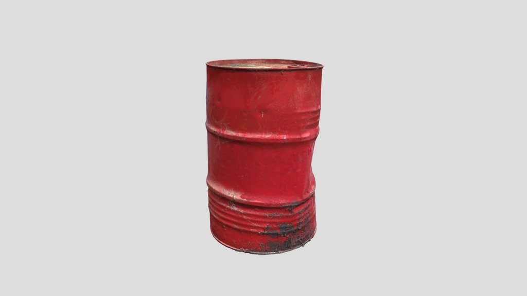 Red Oil Barrel
